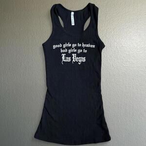 Black Grunge Y2K Las Vegas Alt Tank Top